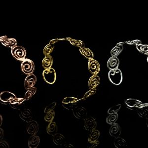 BRACELET 002-2 SILVER/ROSE GOLD/GOLD