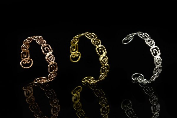 BRACELET 013-1 SILVER/ROSE GOLD/GOLD