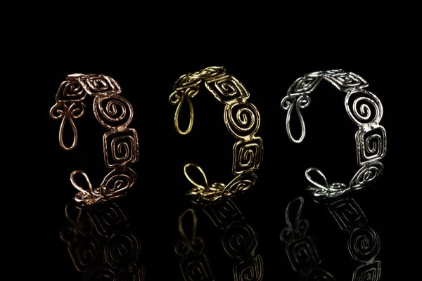 BRACELET 013-3 SILVER/ROSE GOLD/GOLD